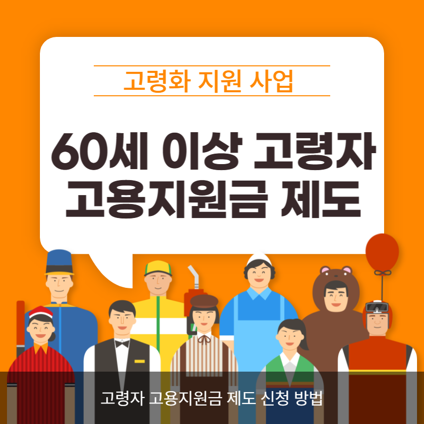 6세 이상 고령자 고용지원금 제도