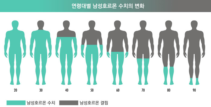 남자 갱년기 호로몬